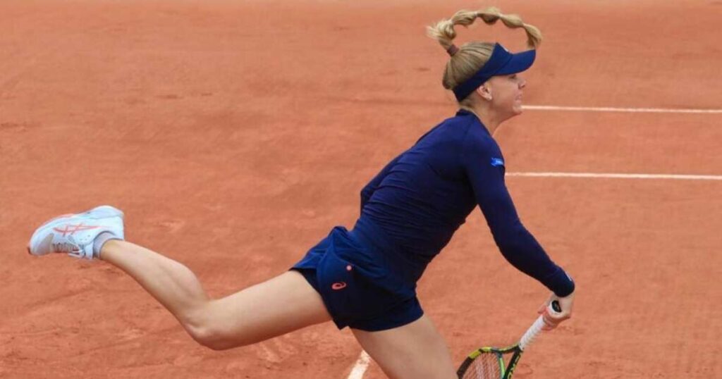 Laura Pigossi no torneio qualificat&oacute;rio de Roland-Garros. Em Paris, em 19 de maio de 2026. Foto: RFI