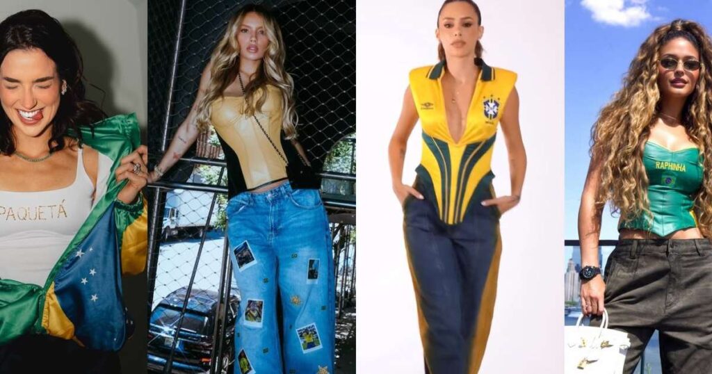Copa do Mundo 2026: veja os looks das WAGs, esposas dos jogadores da Sele&ccedil;&atilde;o, para a estreia do Brasil.