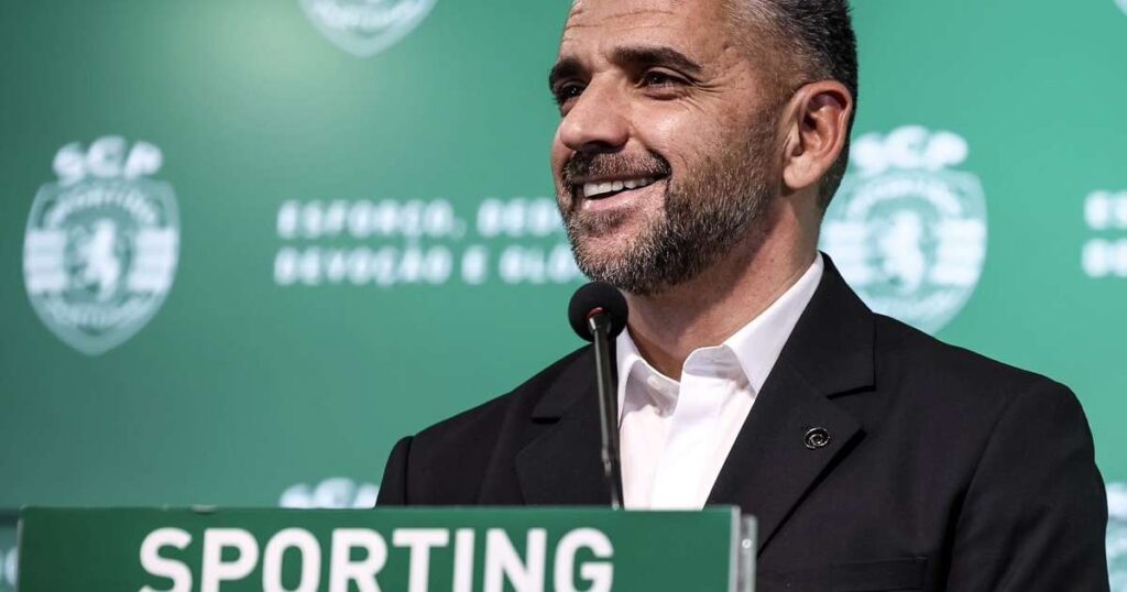 Rui Borges. Foto: Divulga&ccedil;&atilde;o/Sporting CP / Esporte News Mundo