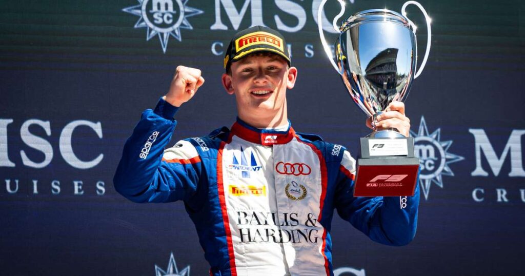 Freddie Slater conquista vitória crucial no GP da Hungria e assume liderança da Fórmula 3