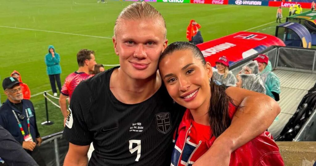 Isabel Haugseng Johansen tem relacionamento com Haaland desde 2022. Foto: Reprodu&ccedil;&atilde;o/ Redes Sociais