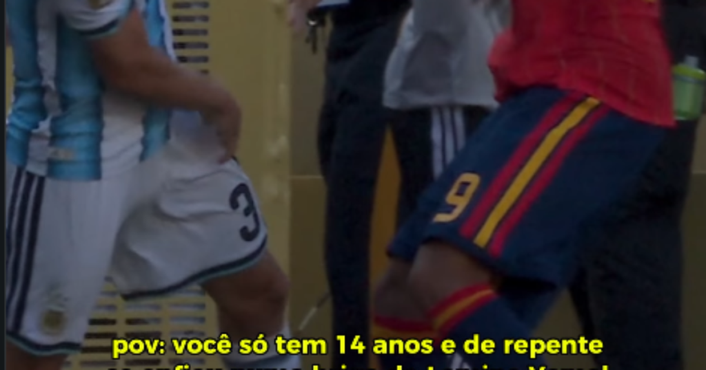 Garoto gandula de 14 anos se destaca ao intervir em confusão na final da Copa do Mundo 2026