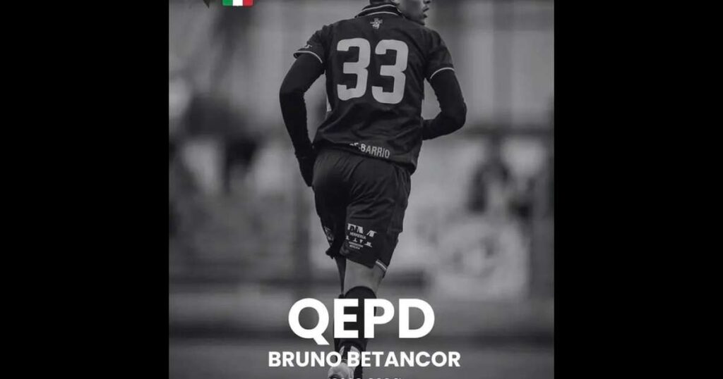 Futebol uruguaio chora a perda de Bruno Betancor, atacante de 22 anos