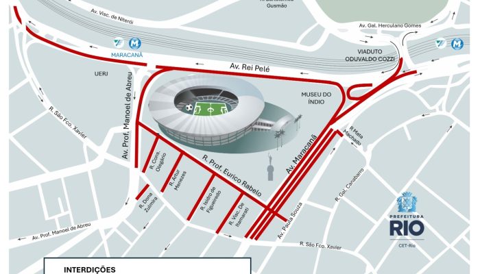CET-Rio monta operação especial para Flamengo x Cruzeiro no Maracanã
