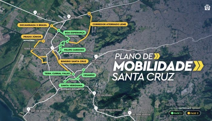 Plano de mobilidade de Santa Cruz prevê R$ 443 milhões e 70 km de obras