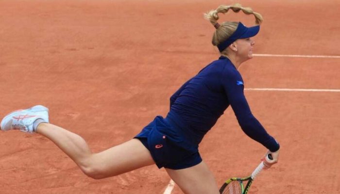Laura Pigossi no torneio qualificat&oacute;rio de Roland-Garros. Em Paris, em 19 de maio de 2026. Foto: RFI
