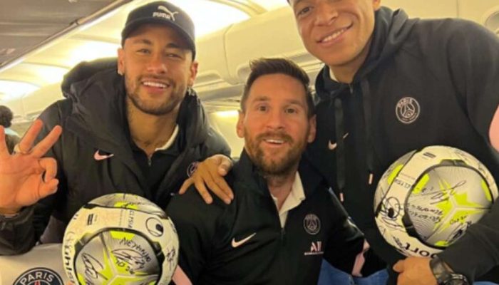 Segundo Neymar, Mbapp&eacute; teve ci&uacute;mes de sua rela&ccedil;&atilde;o com Messi. Foto: @neymajr/Via Instagram / Estad&atilde;o