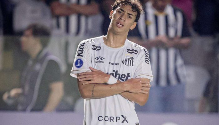 Gabriel Bontempo pelo Santos Foto: Reprodu&ccedil;&atilde;o/Santos FC / Esporte News Mundo