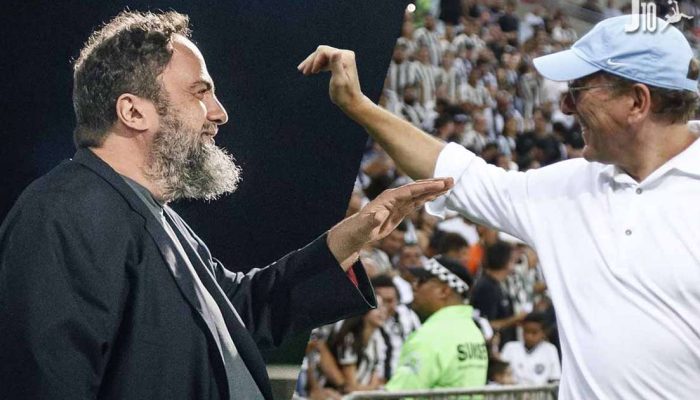 Evangelos Marinakis &eacute; amigo pessoal de John Textor &ndash; Fotos: Divulga&ccedil;&atilde;o/Nottingham Forest / Vitor Silva/Botafogo.
