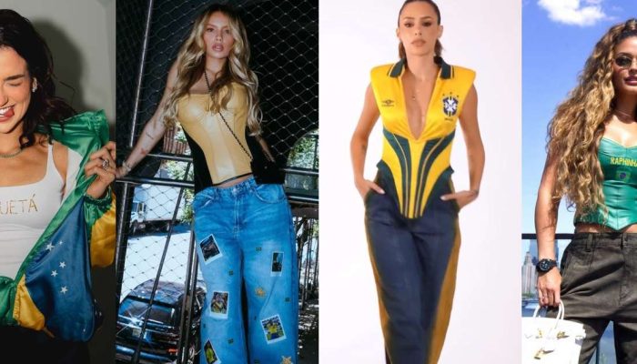 Copa do Mundo 2026: veja os looks das WAGs, esposas dos jogadores da Sele&ccedil;&atilde;o, para a estreia do Brasil.