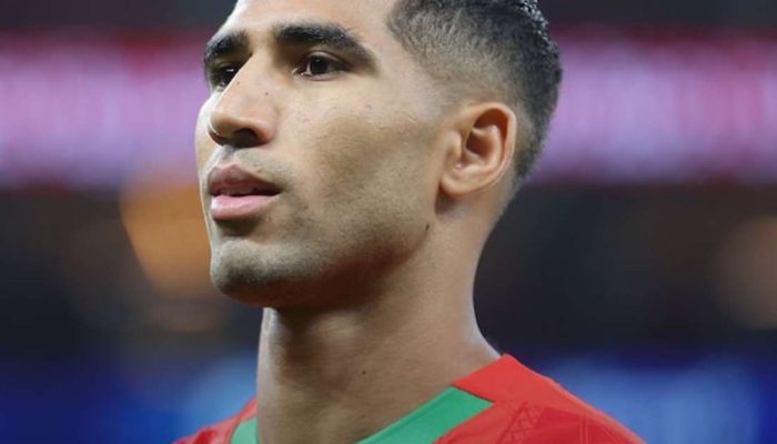 direito marroquino Hakimi, do PSG. Foto: Reprodu&ccedil;&atilde;o/@EnMaroc via X / Estad&atilde;o