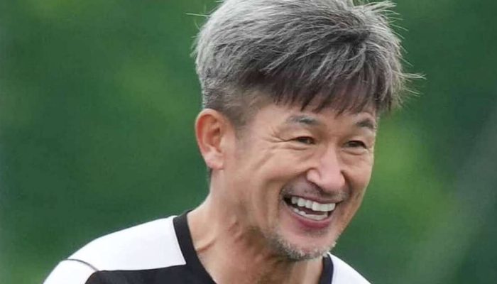 Kazu Miura defendeu o Santos nos anos 1980 &ndash;