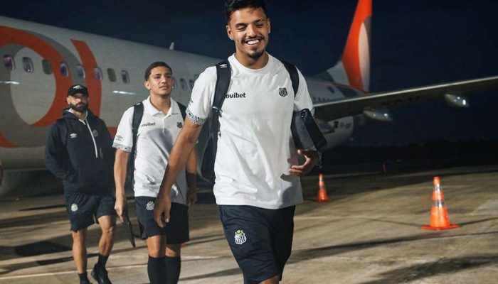 Santos chega a Belém para confronto decisivo contra o Remo pela Copa do Brasil